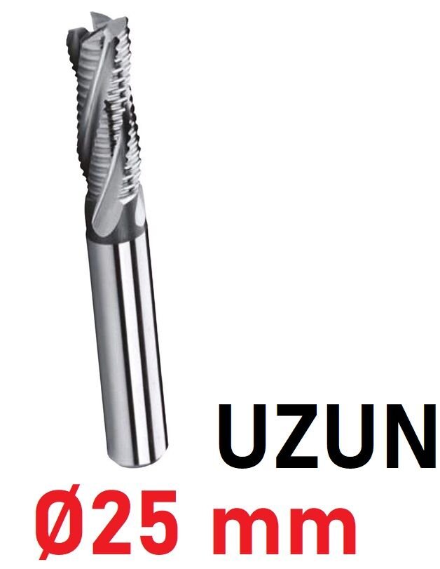 Ø25 mm Uzun Kabatalaş Freze