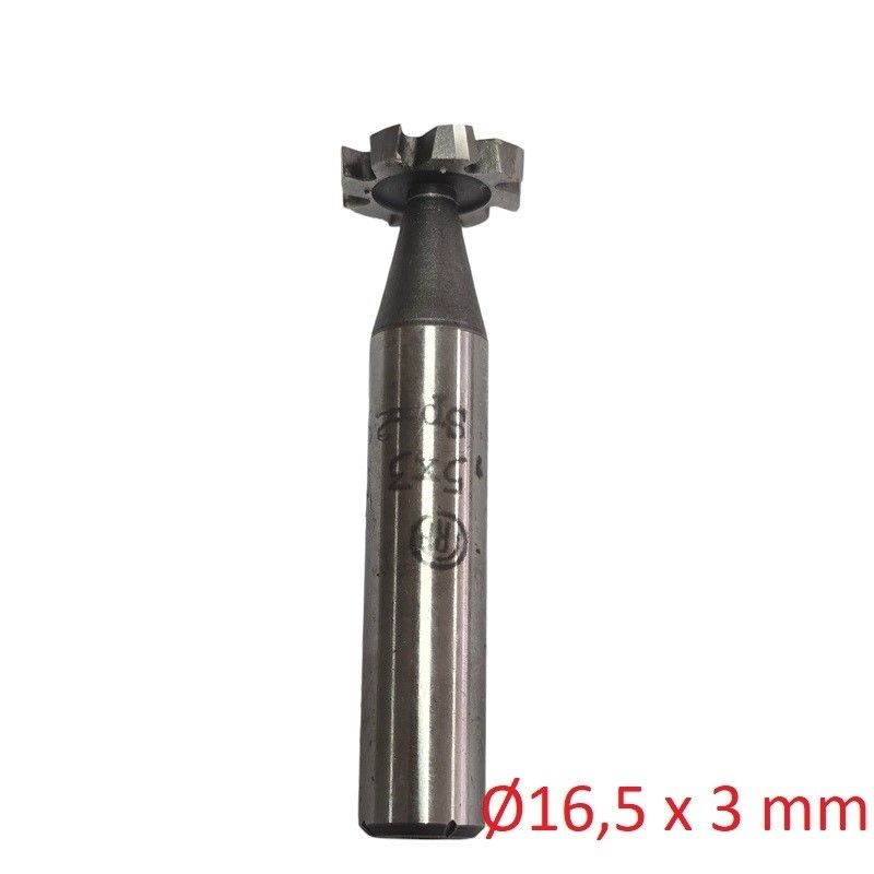 Ø16,5 X 3 mm T Freze DIN 850 B Çapraz Diş FRA