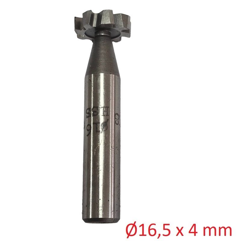 Ø16,5 X 4 mm T Freze DIN 850 B Çapraz Diş FRA