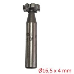 Ø16,5 X 4 mm T Freze DIN 850 B Çapraz Diş FRA