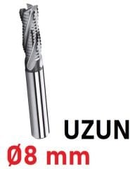 Ø8 mm Uzun Kabatalaş Freze