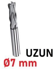 Ø7 mm Uzun Kabatalaş Freze