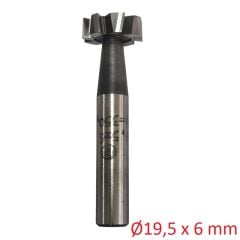 Ø19,5 X 6 mm T Freze DIN 850 B Çapraz Diş FRA