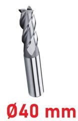 Ø40 mm Kısa  Parmak Freze