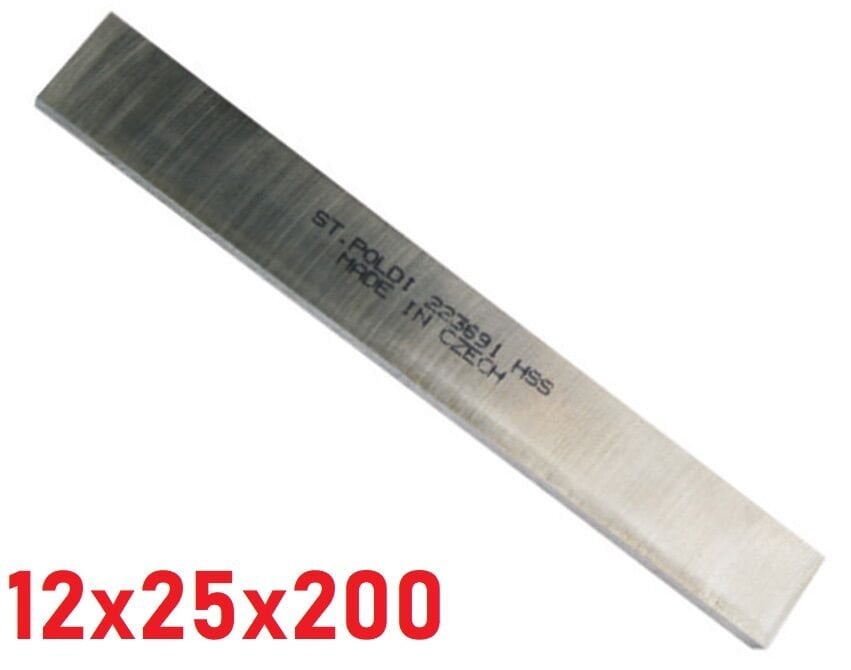 12 x 25 x 200 mm Lama Torna Kalemi