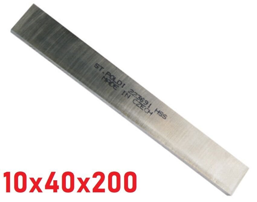 10 x 40 x 200 mm Lama Torna Kalemi