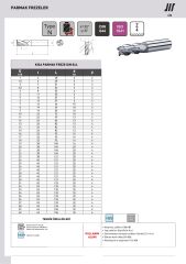 Ø29 mm Kısa Parmak Freze