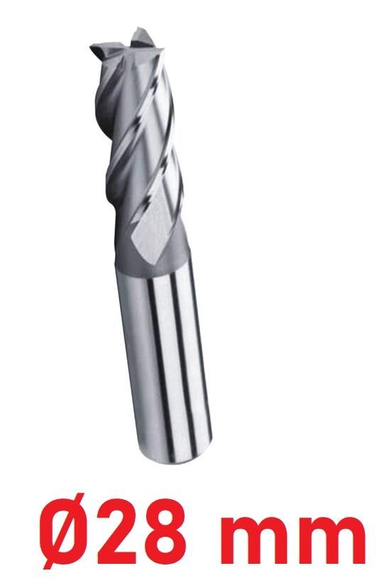 Ø28 mm Kısa Parmak Freze