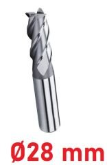 Ø28 mm Kısa Parmak Freze