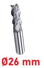 Ø26 mm Kısa Parmak Freze