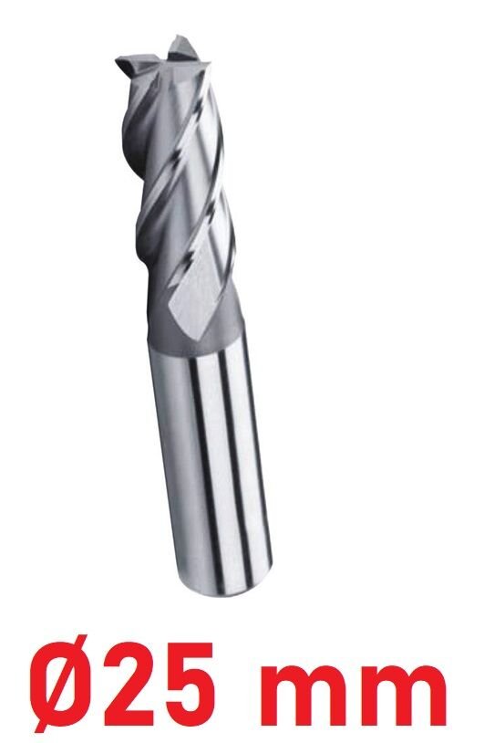 Ø25 mm Kısa Parmak Freze