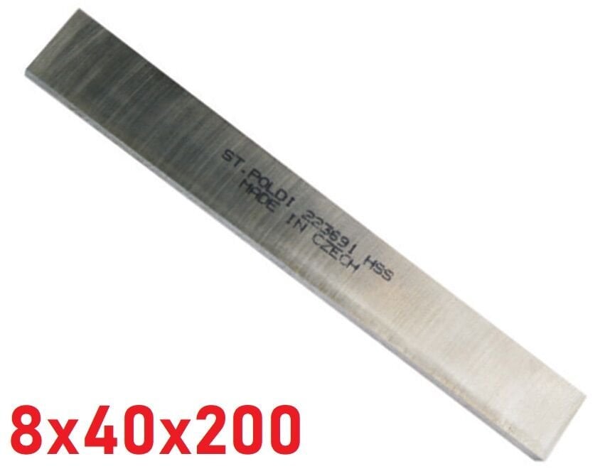 8 x 40 x 200 mm Lama Torna Kalemi