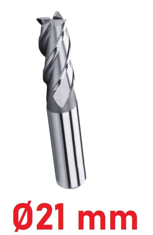 Ø21 mm Kısa Parmak Freze