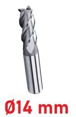 Ø14 mm Kısa Parmak Freze