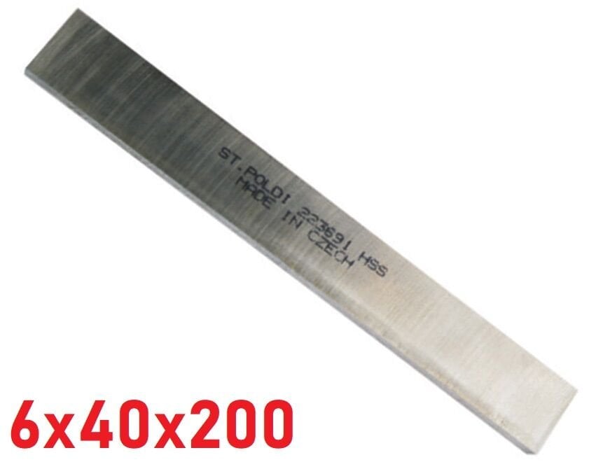 6 x 40 x 200 mm Lama Torna Kalemi