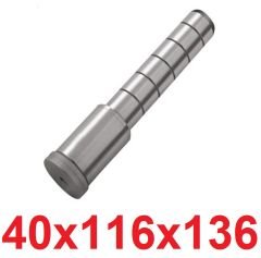 40 x 116 x 136 Şapkalı Kademeli Kolon