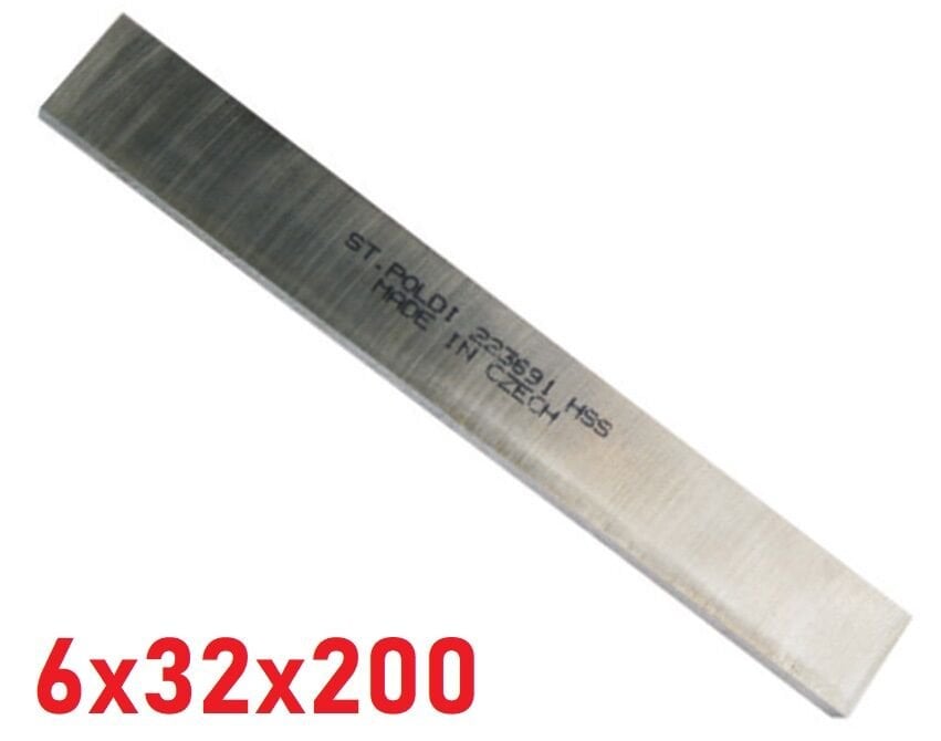 6 x 32 x 200 mm Lama Torna Kalemi