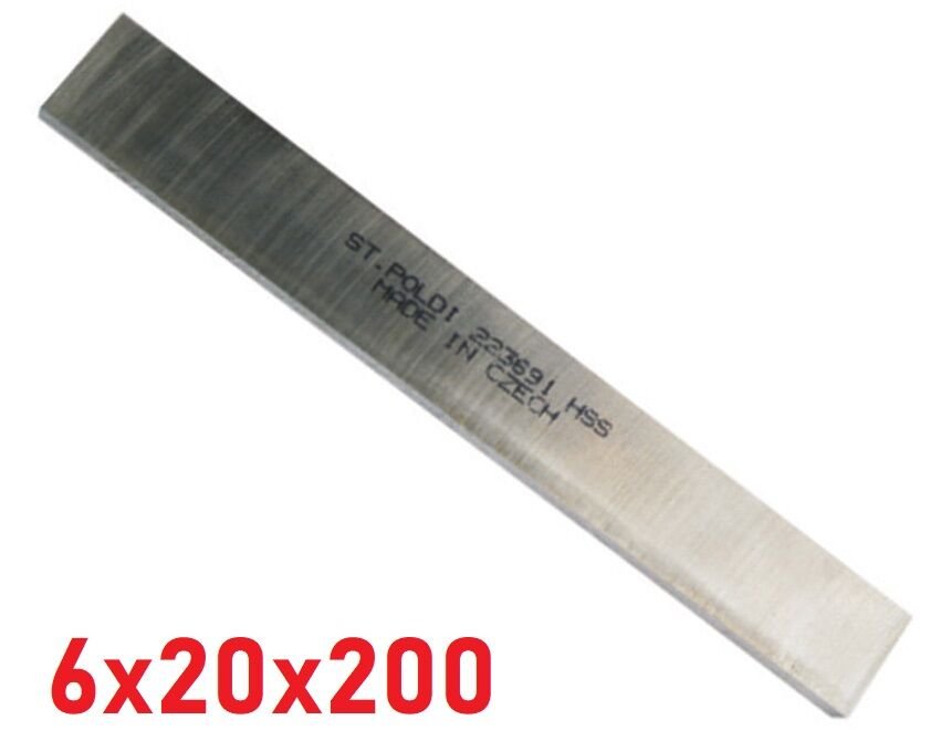 6 x 20 x 200 mm Lama Torna Kalemi