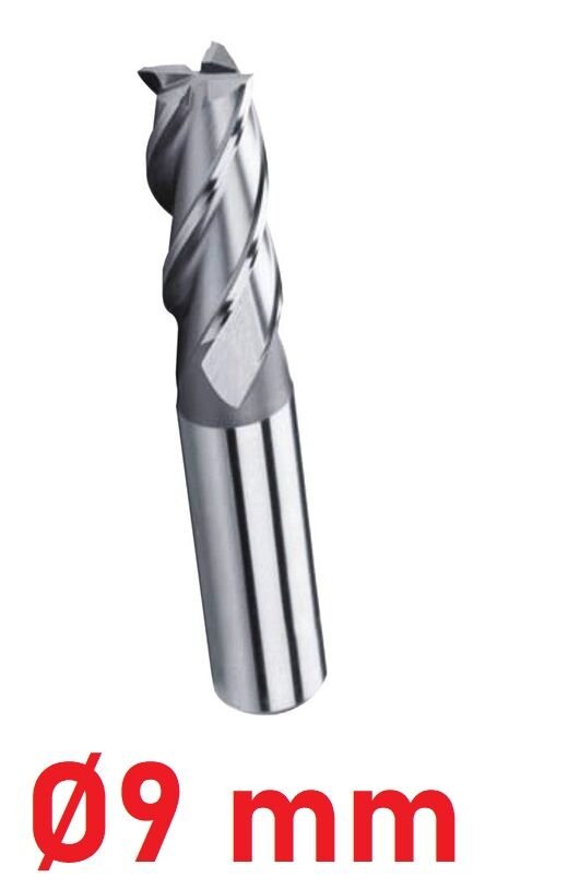 Ø9 mm Kısa Parmak Freze