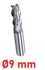 Ø9 mm Kısa Parmak Freze