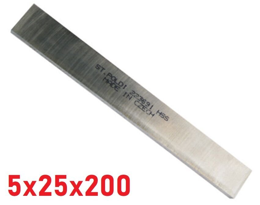 5 x 25 x 200 mm Lama Torna Kalemi