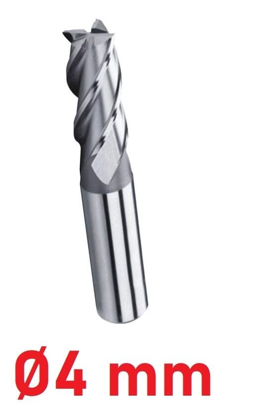 Ø4 mm Kısa Parmak Freze