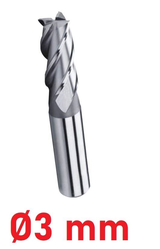 Ø3 mm Kısa Parmak Freze