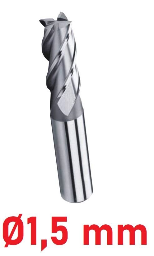Ø1,5 mm Kısa Parmak Freze