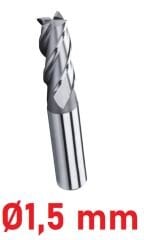 Ø1,5 mm Kısa Parmak Freze