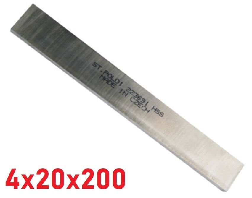 4 x 20 x 200 mm Lama Torna Kalemi