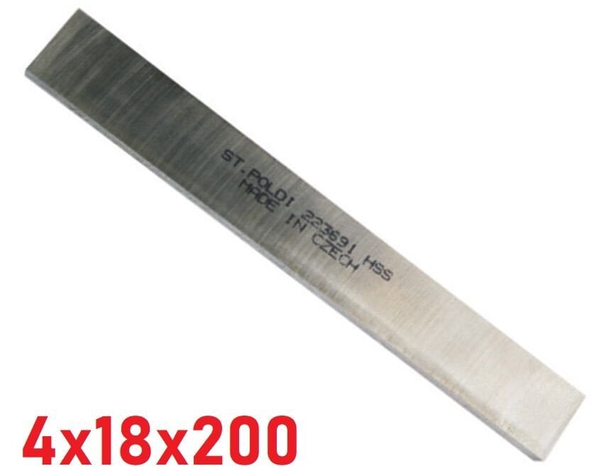 4 x 18 x 200 mm Lama Torna Kalemi