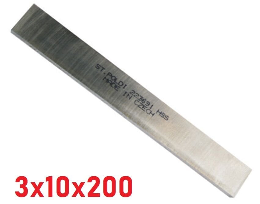 3 x 10 x 200 mm Lama Torna Kalemi