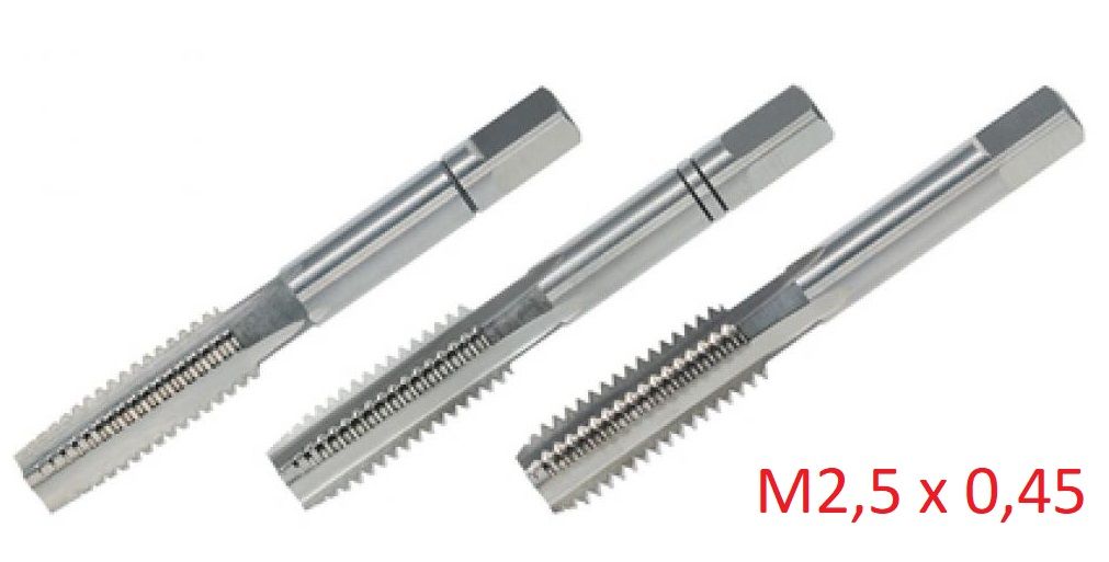 M2,5 x 0,45 El Kılavuzu DIN 352