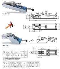 P55/650 Pnömatik Bağlama Elemanı