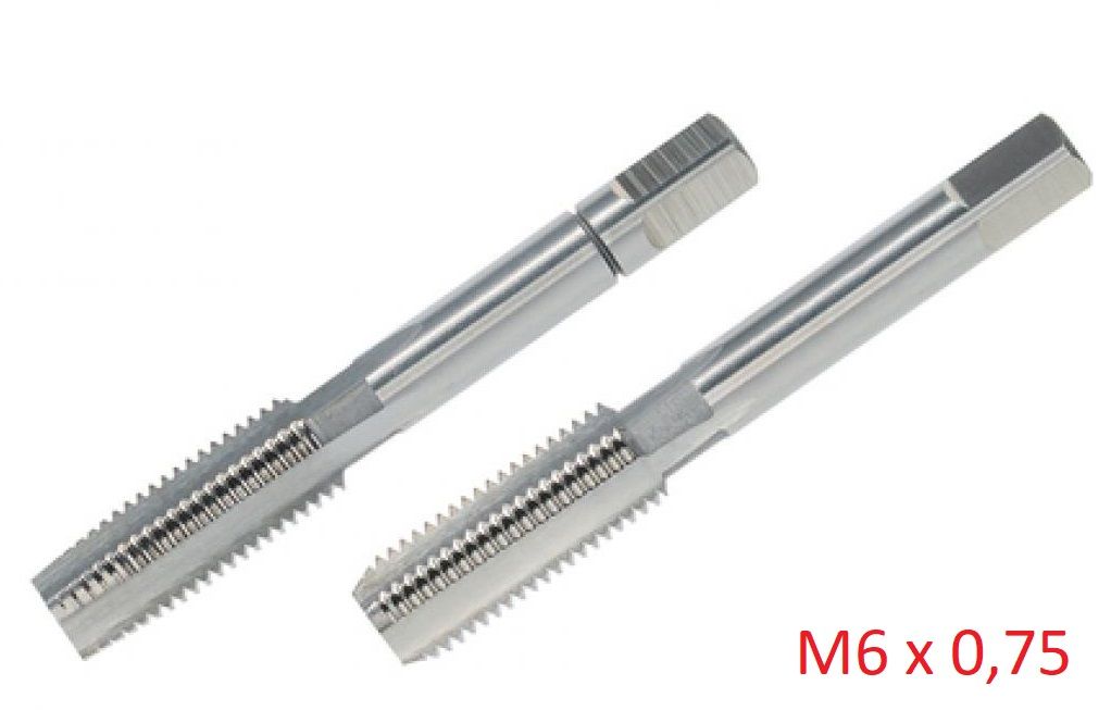 M6 x 0,75 İnce Diş El Kılavuzu DIN 2181