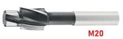 M20 Sabit Pilotlu Havşa Freze DIN373