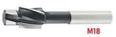 M18 Sabit Pilotlu Havşa Freze DIN373