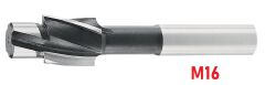 M16 Sabit Pilotlu Havşa Freze DIN373