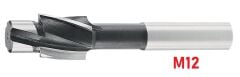 M12 Sabit Pilotlu Havşa Freze DIN373