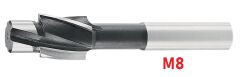 M8 Sabit Pilotlu Havşa Freze DIN373