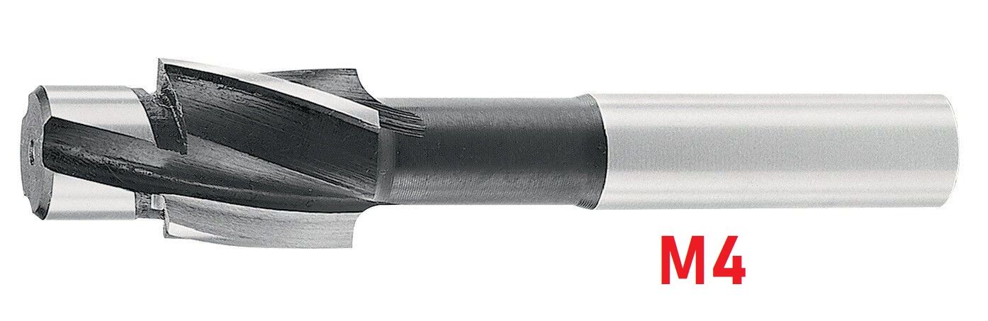 M4 Sabit Pilotlu Havşa Freze DIN373