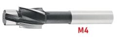 M4 Sabit Pilotlu Havşa Freze DIN373