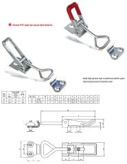 M52/846AK Çizmak Bağlama Elemanı