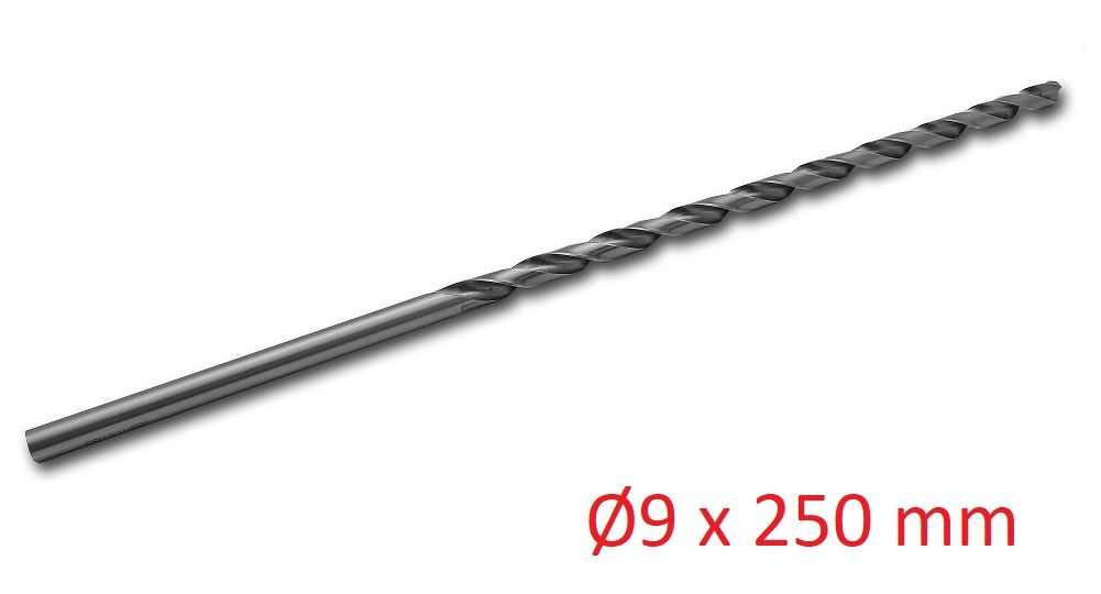 Ø9 x 250 mm Matkap Ucu DIN 1869