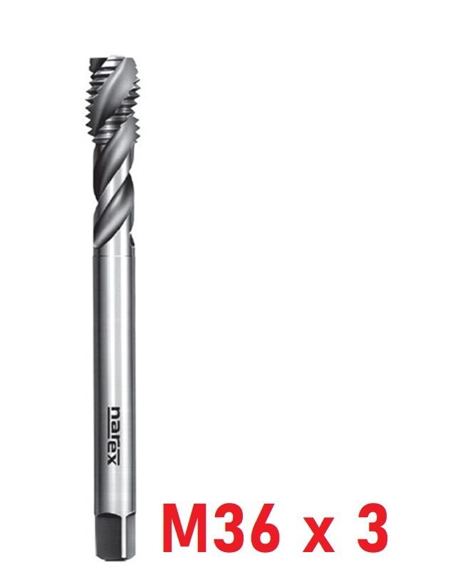 M36 x 3 İnce Diş Helis Makine Kılavuzu DIN374/C HSS-E