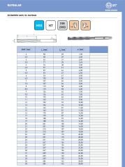Silindirik Saplı El Raybası DIN206