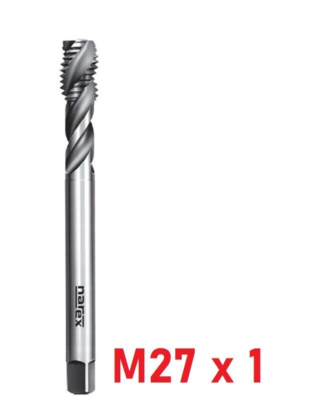 M27 x 1 İnce Diş Helis Makine Kılavuzu DIN374/C HSS-E