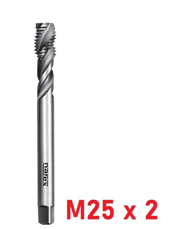 M25 x 2 İnce Diş Helis Makine Kılavuzu DIN374/C HSS-E
