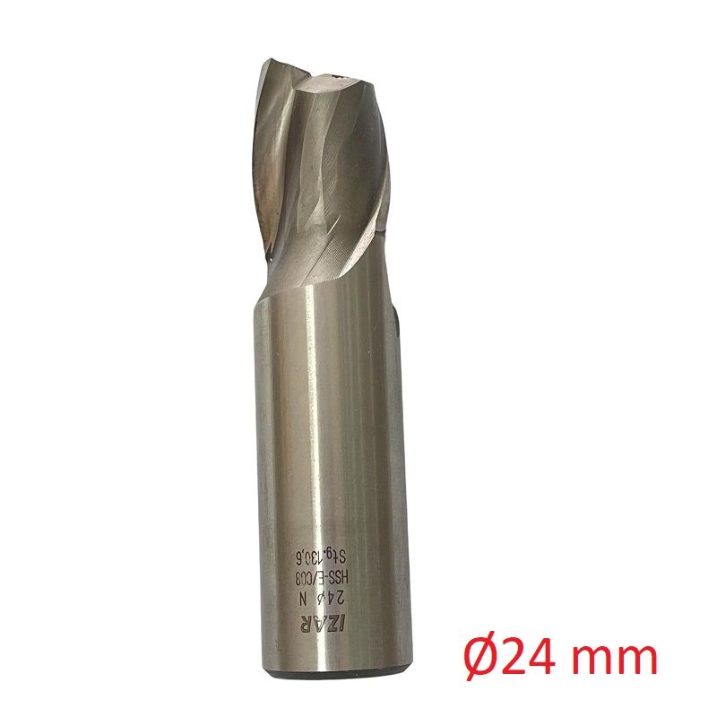 Ø24 mm İki Ağızlı Parmak Freze DIN 327
