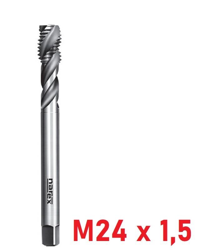 M24 x 1,5 İnce Diş Helis Makine Kılavuzu DIN374/C HSS-E